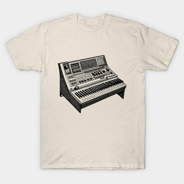 Analog Synthesizer T-Shirt by JSnipe